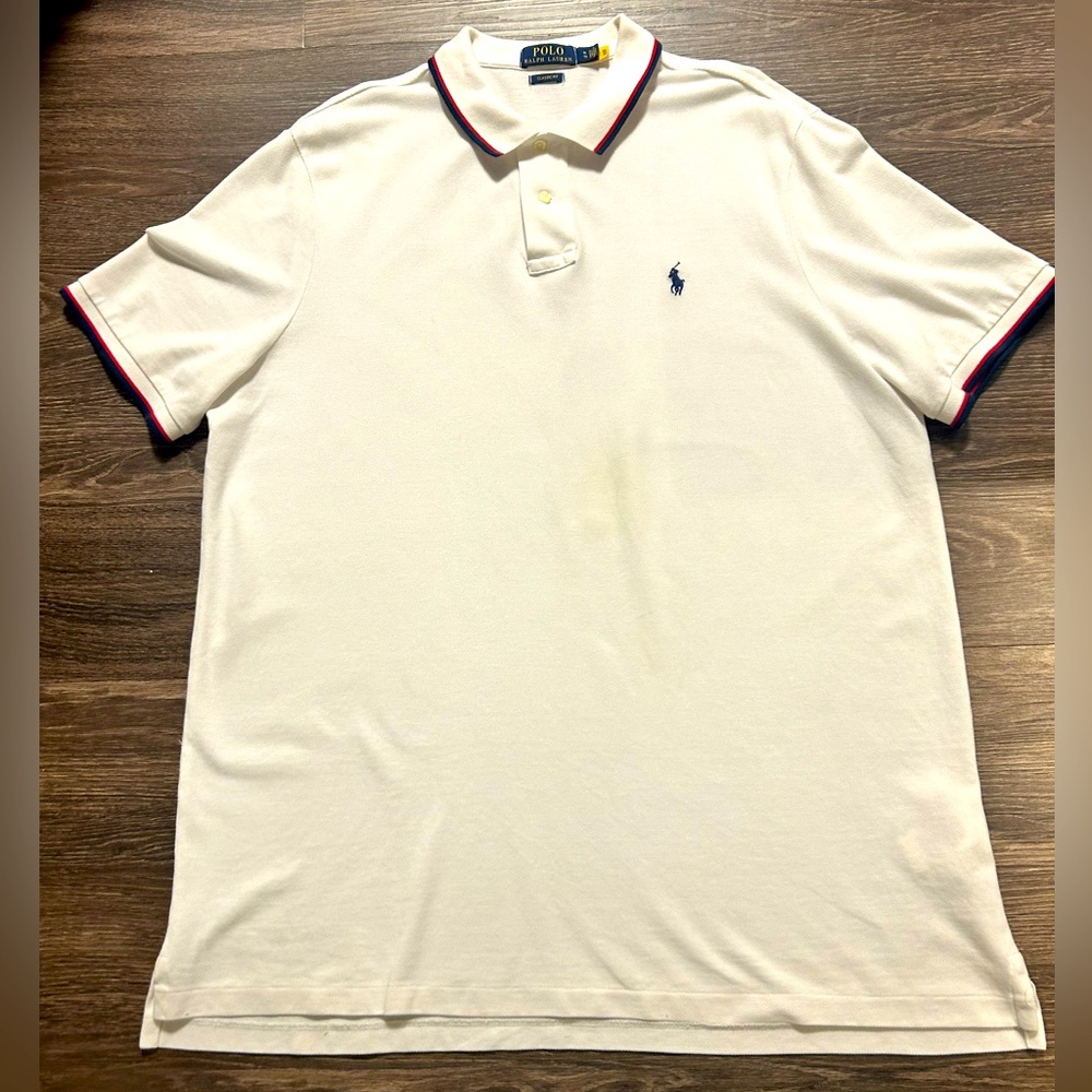 Polo Ralph Lauren size XL white good condition